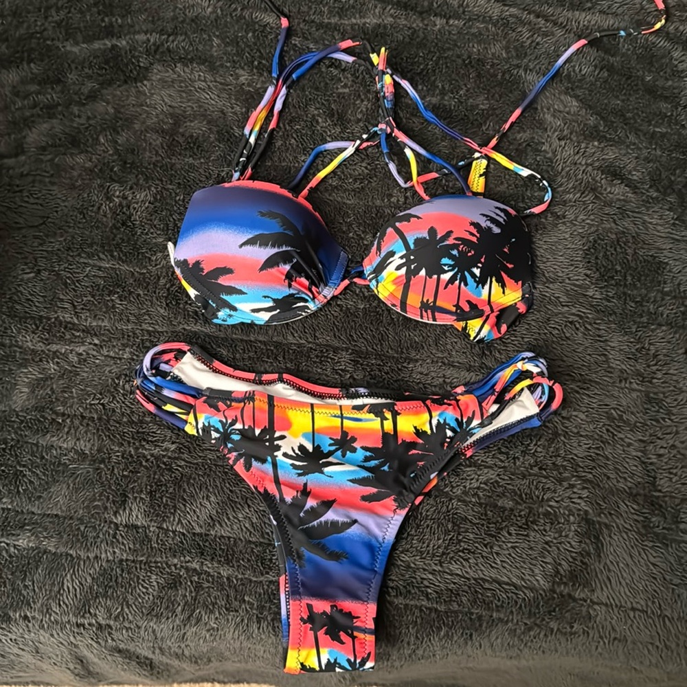 Two piece bathing suit